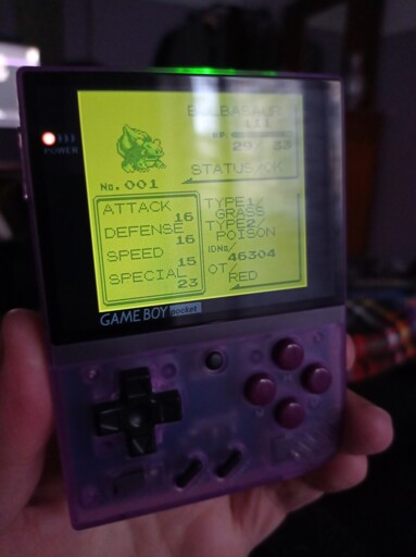 Image of Bulbasaur on Pokemon Green
